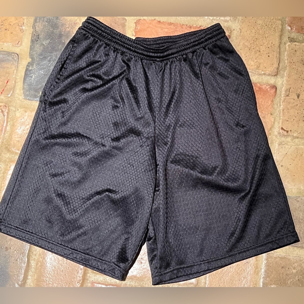 Hanes Men's Black Athletic Shorts